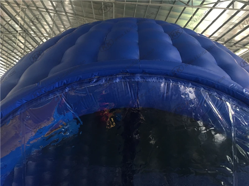 Надувная полулунная палатка Igloo сценическая Воздушная купольная луна палатка|tent