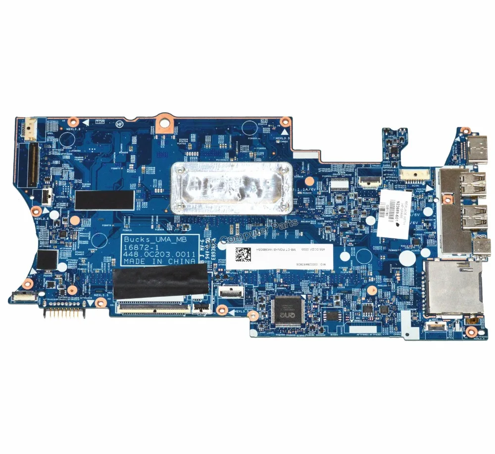 Для hp Pavilion x360 14-BA материнская плата для ноутбука DDR4 i3-7100U 2,40 GHz cpu 923689-601 16872-1 448.0C203.0011 протестированная Быстрая