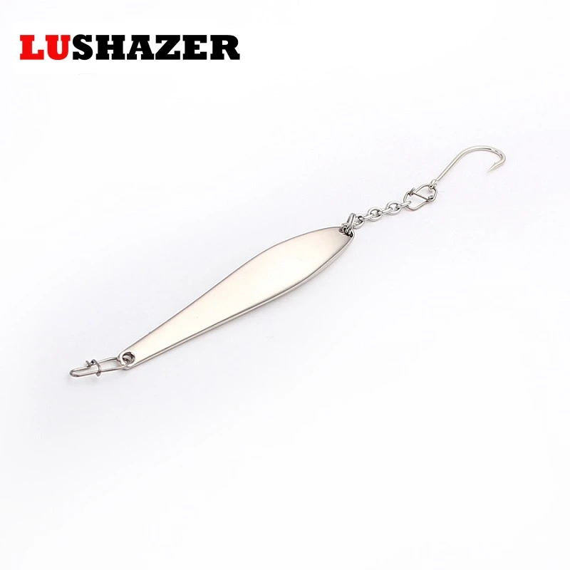 LUSHAZER ледовая рыбалка 8 г 66 мм isca Искусственный металлический джиг leurre peche bass карп