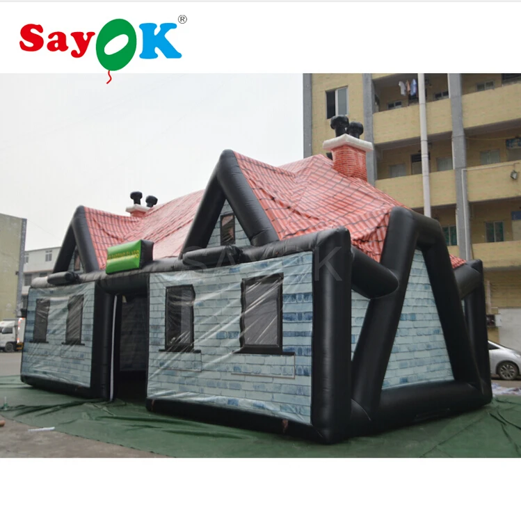 Online 10x5x5m Outoor Riesen PVC Aufblasbare Pub Zelt Aufblasbare Irish Bar Zelt Für Party-Event