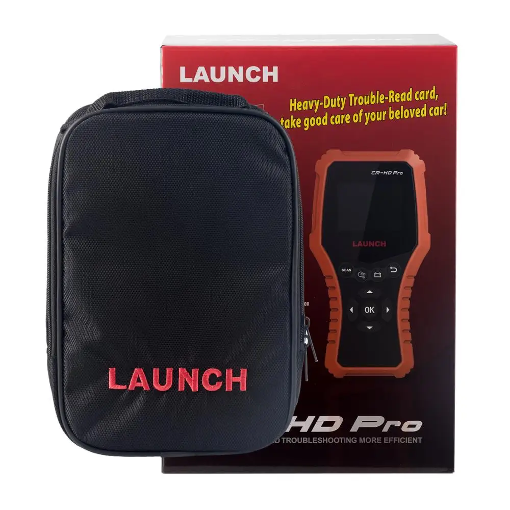 Launch CR-HD PRO считыватель кода сканер для 12 В автомобиля и 24 грузовика CR HD PRO авто диагностический инструмент с пожизненным бесплатным обновлением