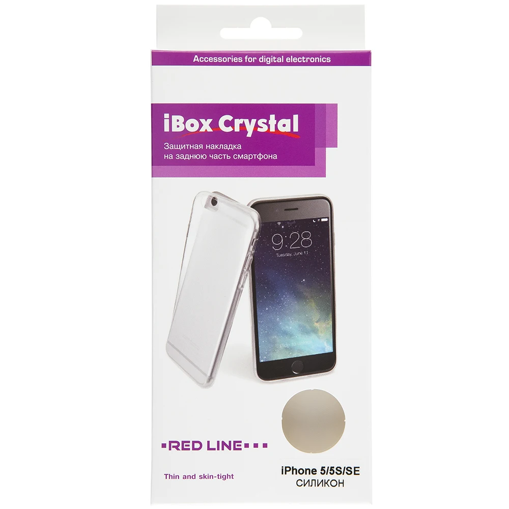 Чехол-накладка iBox Crystal для iPhone 5/5S/SE (прозрачный) |