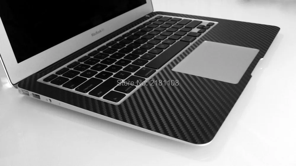 Тонкий Клей Vyncl из углеродного волокна для Macbook Pro 13 Retina Air11 15 черный/серебристый