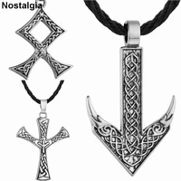 odin raven amulet nodic runes jewelry tiwaz algiz othala symbol viking necklace mens womens ethnic jewelery