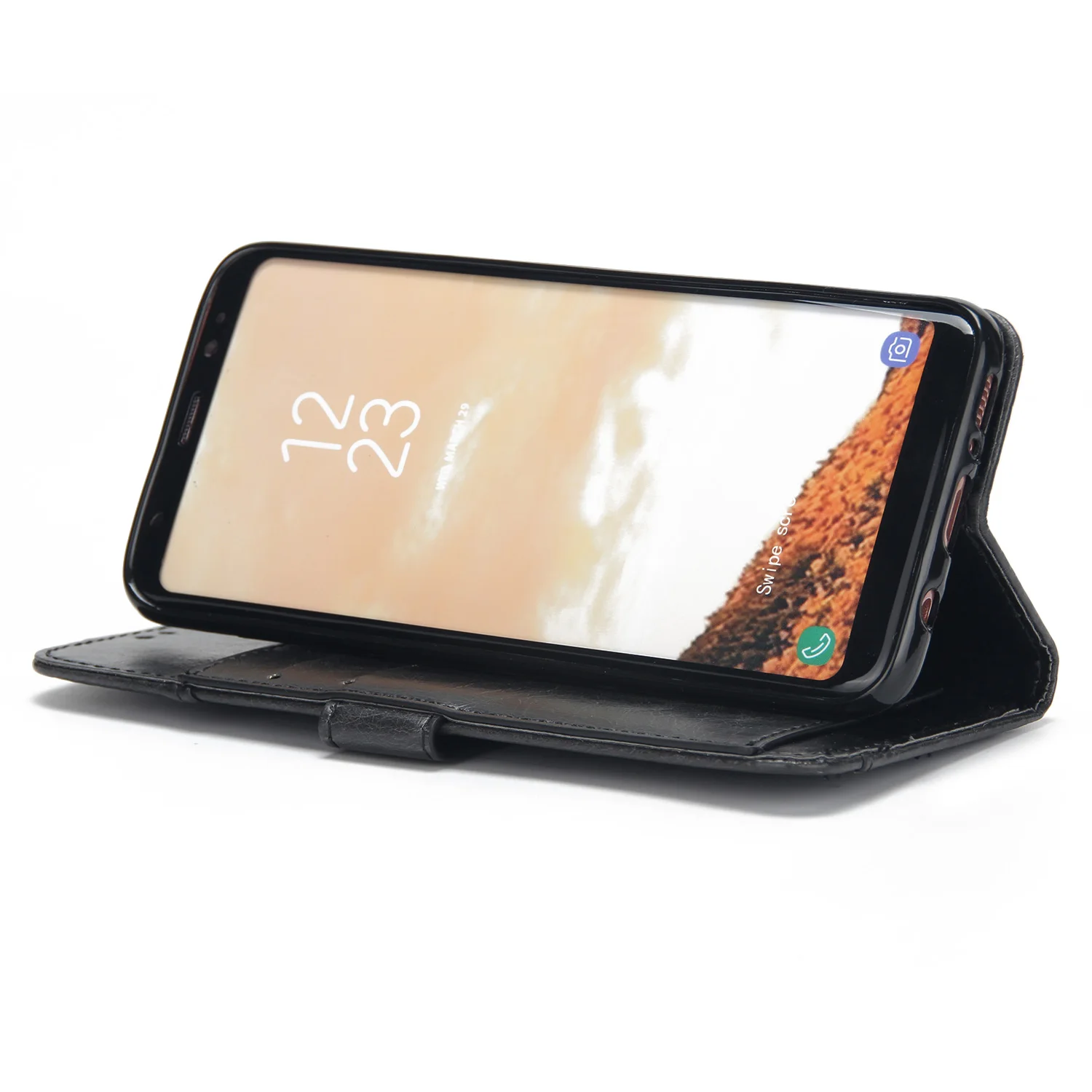 Crazy Horse кожаный чехол-книжка с отделениями для карт чехол для samsung S10 S10 плюс S5 S6 S7 S8 S9 обратите внимание, для девочек от 5 до 8 лет 9 A3 A5 A7 A8 мульти держатель для карт задняя крышка чехол
