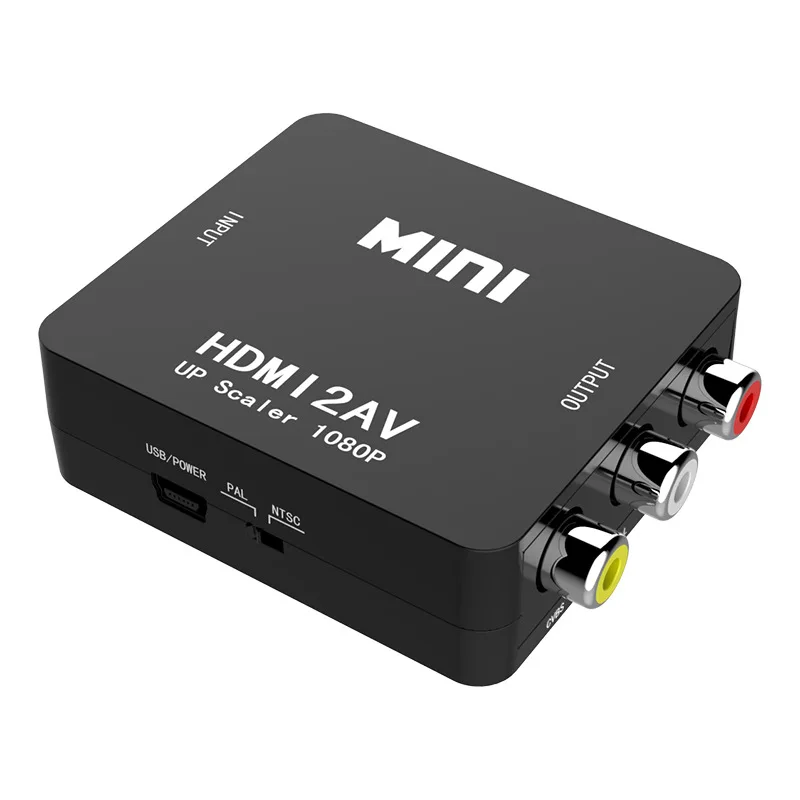 Felkin HDMI в AV/RCA CVBS адаптер 1080P видео конвертер HDMI2AV адаптер конвертер коробка поддержка NTSC PAL выход для ПК HDTV DVD