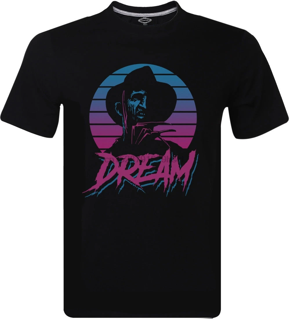 Dream Freddy Krueger футболка 80 культовый фильм ужас графическая мужская одежда короткий