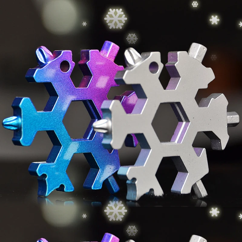 19 в 1 Мульти инструмент для снежной погоды портативный outdoor products Снежинка