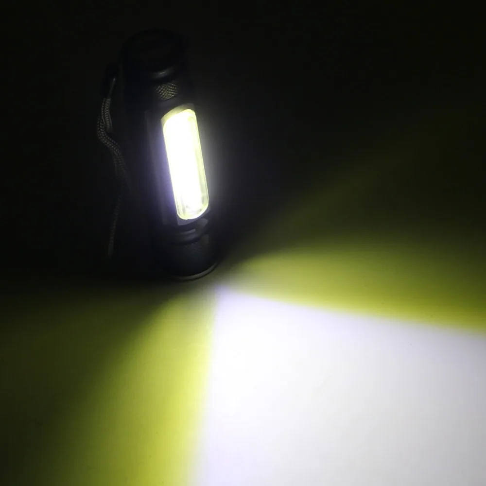 Магнитный мини фонарик SANYI 4 режима перезаряжаемый usb 2 в 1 прожектор для кемпинга