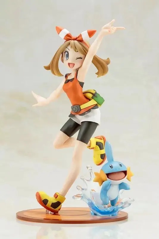 Аниме Ash Ketchum Haruka & Mudkip ПВХ фигурка Коллекционная модель игрушки 20 см|model toy|figures