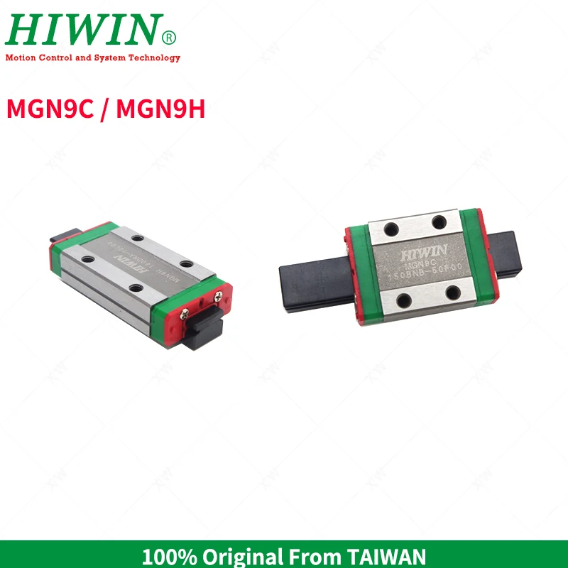 Бесплатная доставка HIWIN MG серии Mini MGN9C Стандартный блок MGN9H Длинный Блок 9 мм