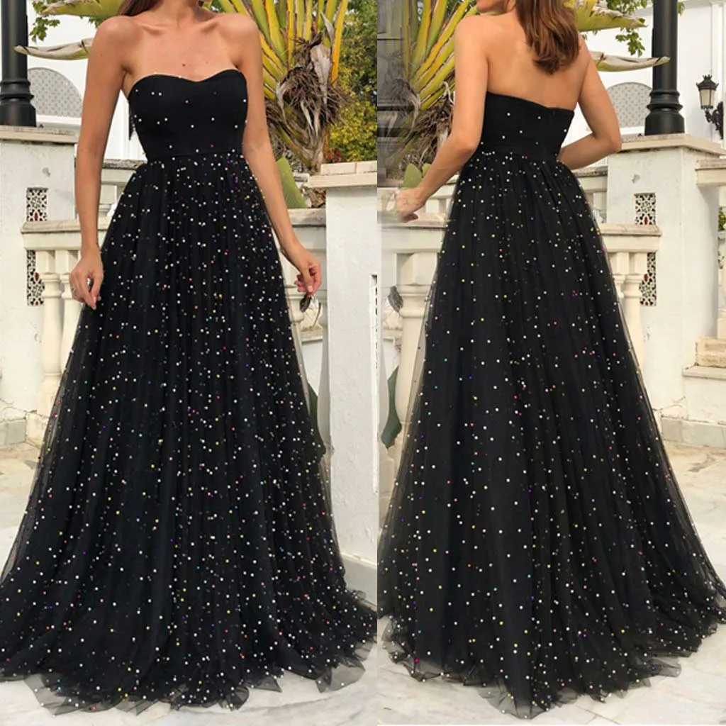 Платье женское модное Сетчатое сексуальное с открытыми плечами однотонное без