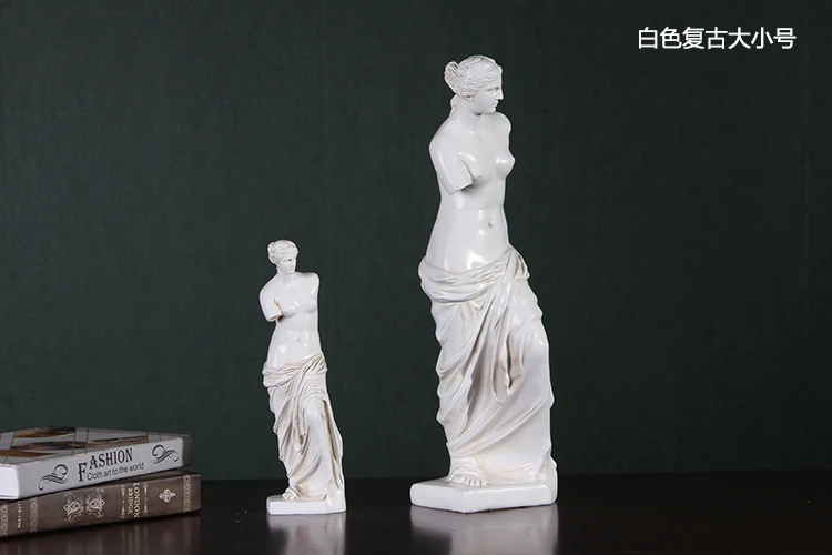 Изделия из смолы креативная греческая мифологическая Фигурка Скульптура богиня победой богиня мира сломанная рука Венера имитация штукатурки