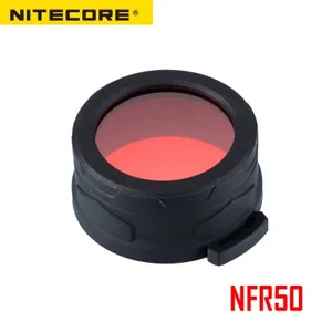 Nitecore NFR50 NFG50, многоцветный, фильтр для фонарика, 50 мм, подходит для фонаря с головкой 50 мм