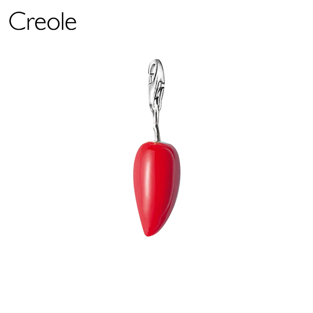 Chili Love Peace Лондон такси ролик Чили кошелек черепаха дельфин орнамент подвеска, модные ювелирные изделия 925 пробы Серебряный подарок - Окраска металла: Chili