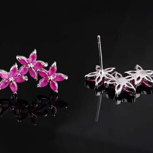 Классические серьги с пятью лепестками гипоаллергенные серьги|earrings classic|earrings