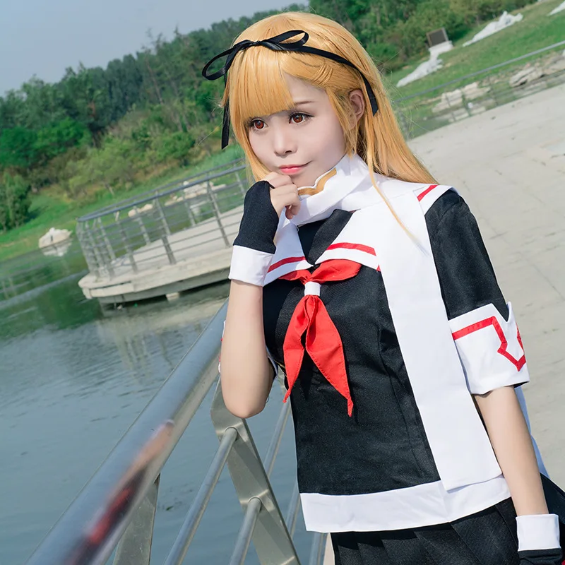 Аниме Kantai Коллекция Shigure Косплей Костюм на заказ | Тематическая одежда и униформа