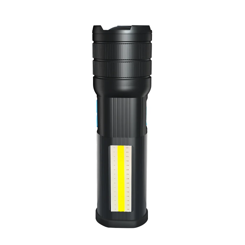 Светодиодный фонарик многофункциональный встроенный аккумулятор T6/L2/P90 фонарь и COB красный белый синий прожектор с сильным магнитом power Bank