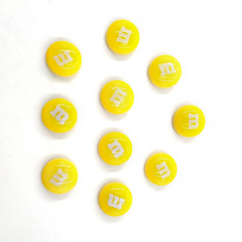 10pcs Yellow 10 шт полимерные сувенирные магниты для холодильника холодильники магнитные наклейки рождественские домашние украшения для Хэллоуина кухонные украшения Аксессуары - Цвет: 10pcs Yellow