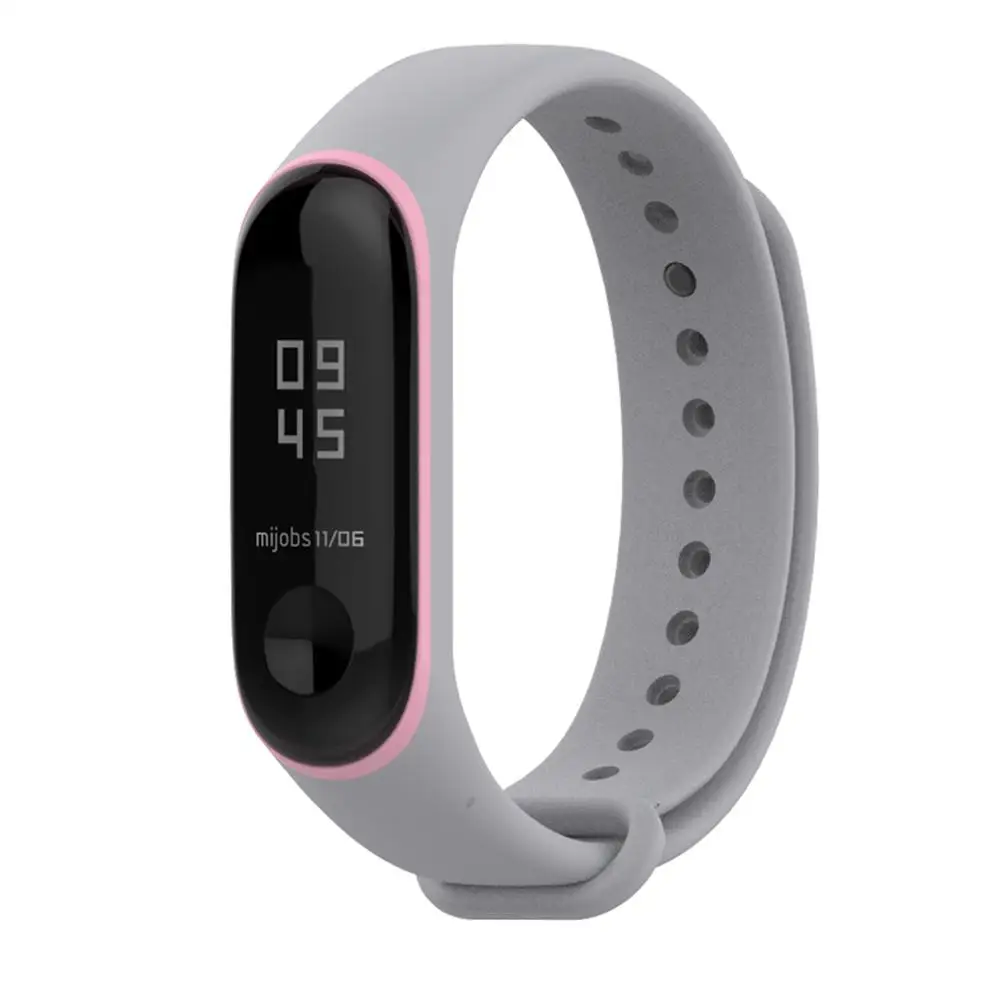 Высококачественный силиконовый сменный ремешок для наручных часов Mi Band 3 4 Smart Bracelet