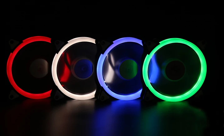 Светодиодный кулер CoolerAge 120 мм 3-контактный вентилятор для компьютера чехол