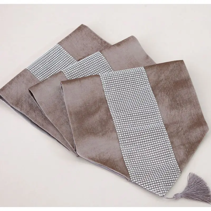 Настольная дорожка 32x210 см в европейском стиле роскошная фланелевая настольная с