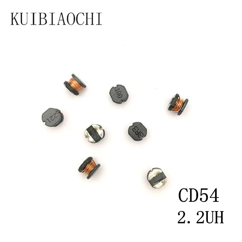 50 шт./лот SMD индуктор питания CD54 5 8 мкГн 2R2 2*4 * мм неэкранированный обмотки|power