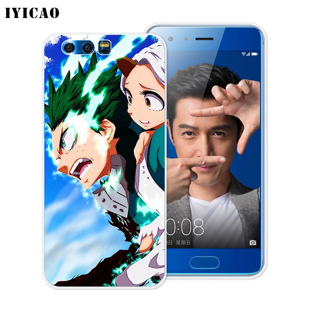 IYICAO My Hero academic мультяшный Мягкий силиконовый чехол для Huawei Y9 Y7 Y6 Prime 2018 Honor 8C 8X 8 9 10 Lite