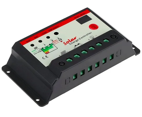 30A 20A 10A 12 В 24 в авто Контроллер заряда Авто Работа ШИМ с ЖК двойной USB 5 выход