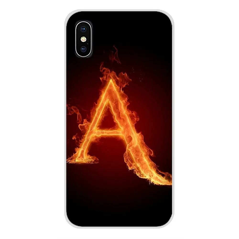 Letters On Fire Art Black Silicone Phone Case Cover For Xiaomi Mi4 Mi5 Mi5S Mi6 Mi A1 A2 5X 6X 8 9 Lite SE Pro Max Mix 2 3 2S | Мобильные