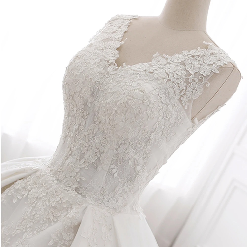 Vestido De Noiva индивидуальный заказ с v образным вырезом Свадебное платье