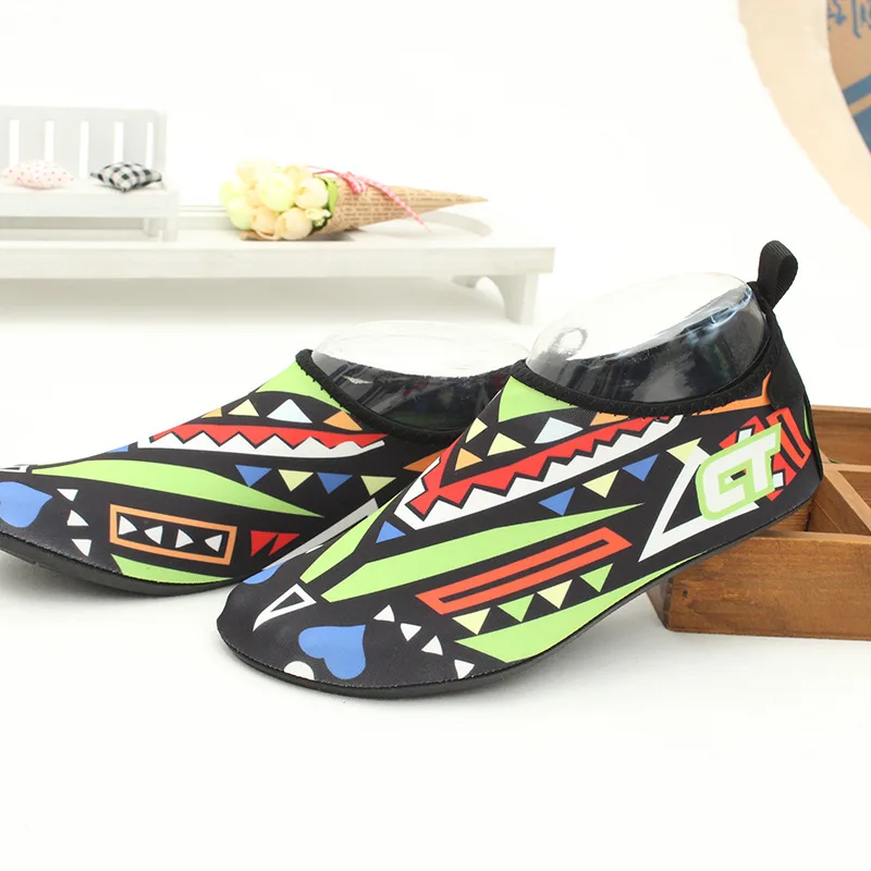 Детские тапочки с граффити детская обувь пляжная для дайвинга мальчиков и