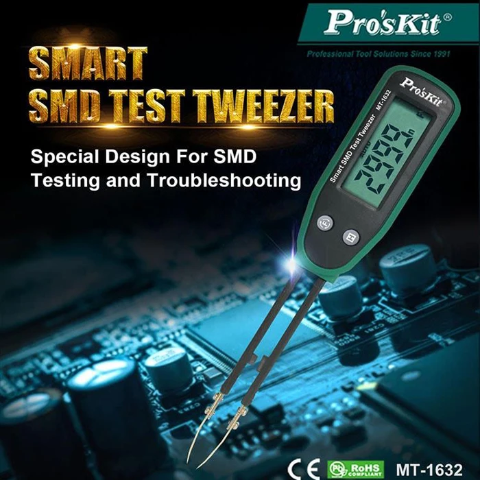 Po'sKit Обнаружение компонентов SMD резистор конденсатор тестер er Съемная головка