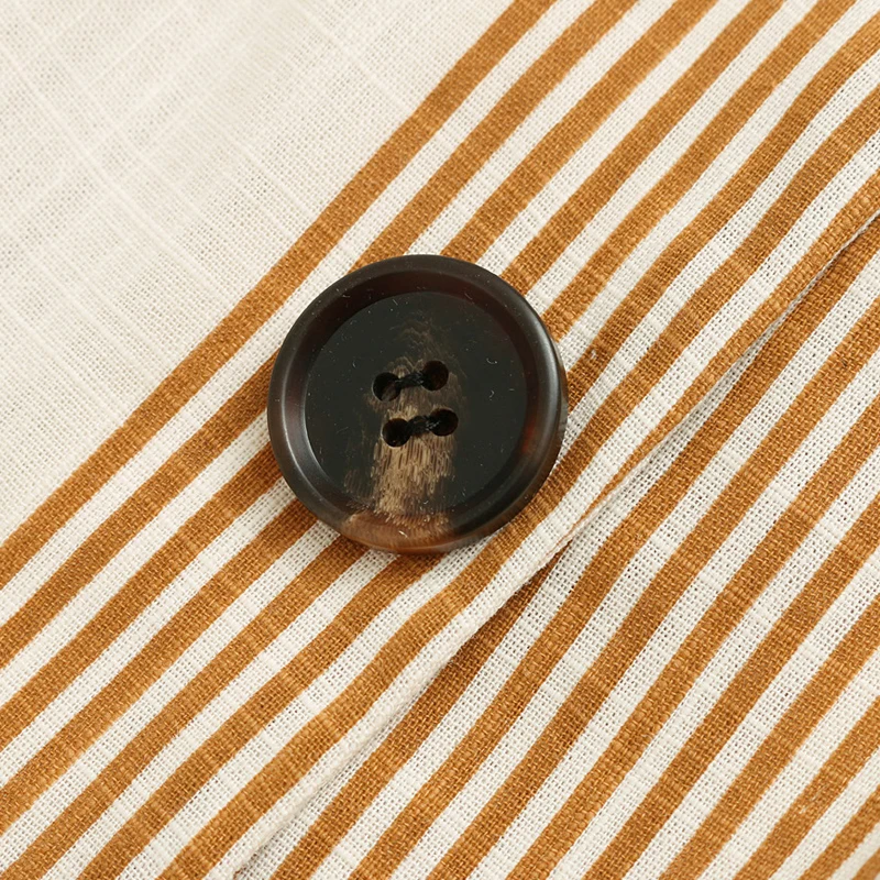 Женская винтажная юбка GOPLUS повседневная Полосатая на пуговицах с бантами и