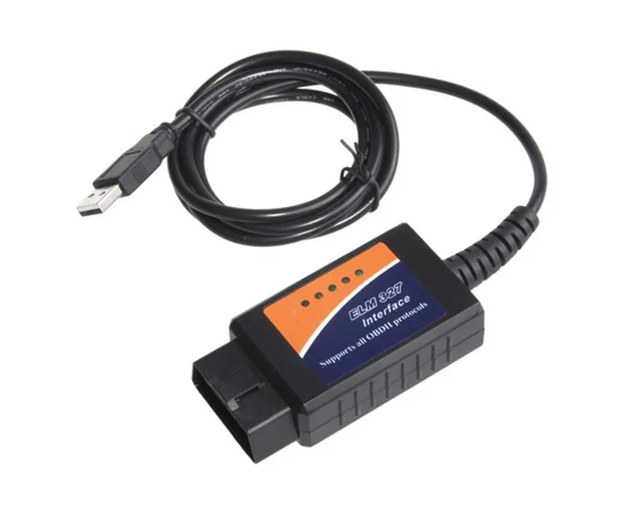 Новый ELM327 USB V2.1 OBD2 автомобильный диагностический сканер ELM 327 в 2 1 OBD OBDII Интерфейс с