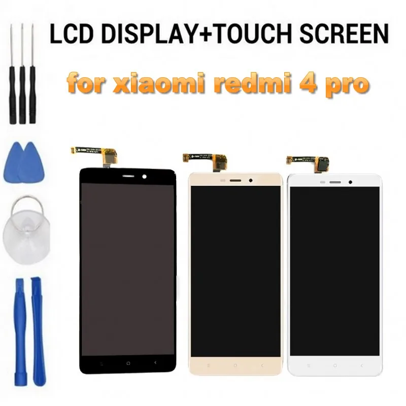 ЖК дисплей с дигитайзером и сенсорным экраном в сборе для Xiaomi redmi 4 pro prime сотовый