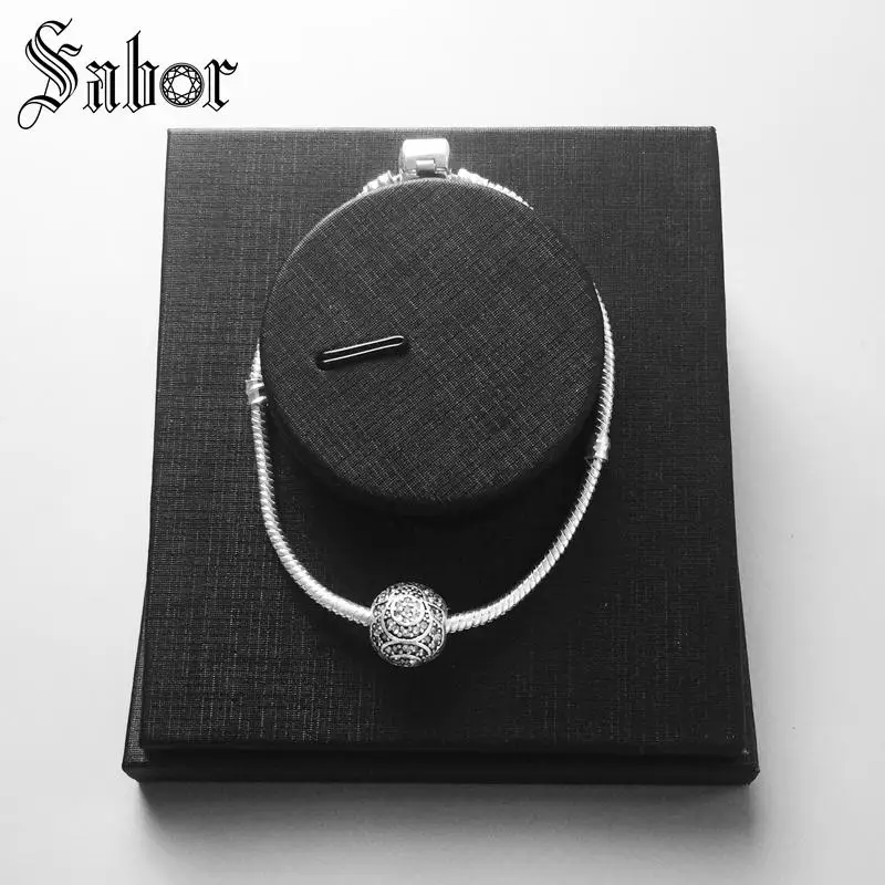 accessories DIY Beads Black Crushed Charm 2020 silver colour jewelry Gift Women Men Boy Girl Fit Bracelets Necklace thomas | Украшения и