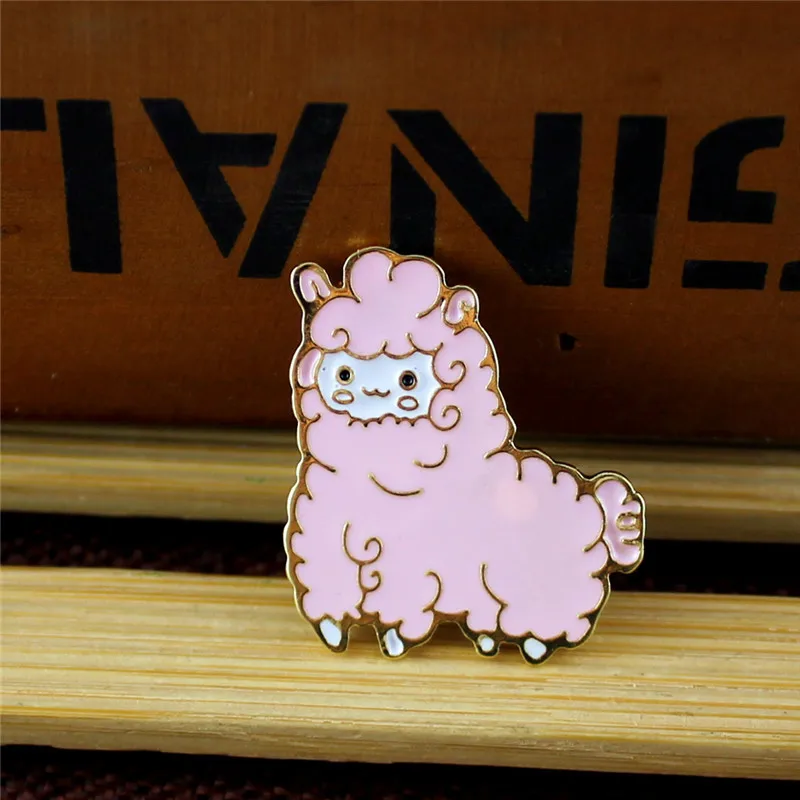 XQ популярные женские ювелирные изделия красочная эмаль оленя синяя овечка