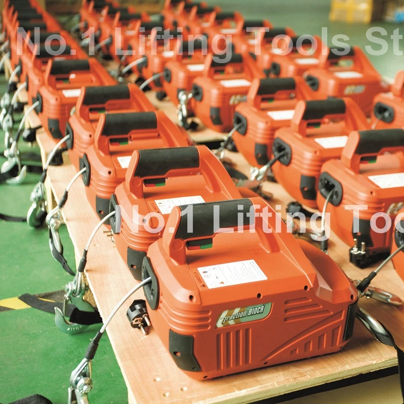 110V/220V Портативный электрическая лебедка подъемная Тяговая Лебедка