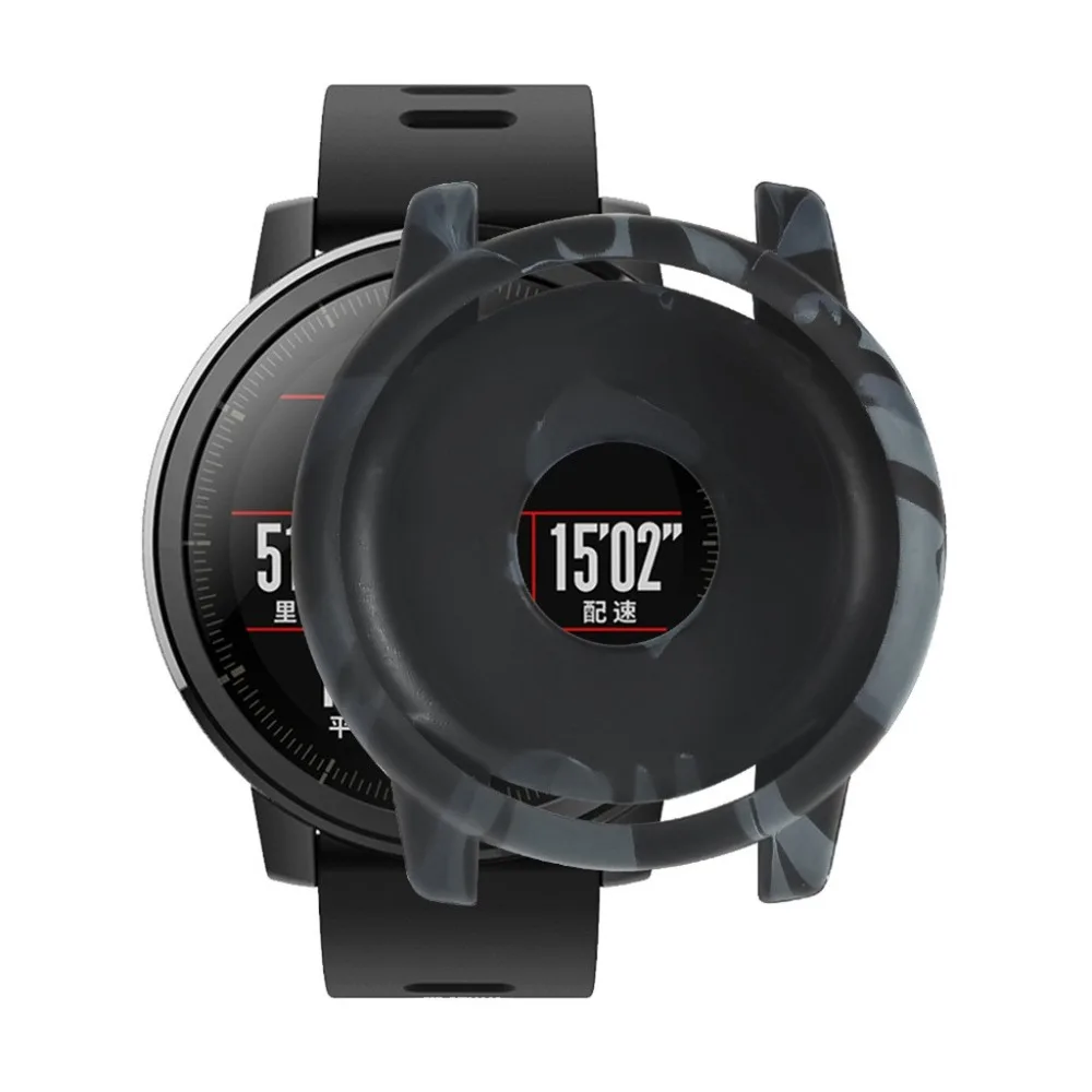 Тонкий полный Чехол для Huami Amazfit Stratos Смарт часы 2/2 S защиты в виде ракушки джунгли фатиги Смарт-часы аксессуары