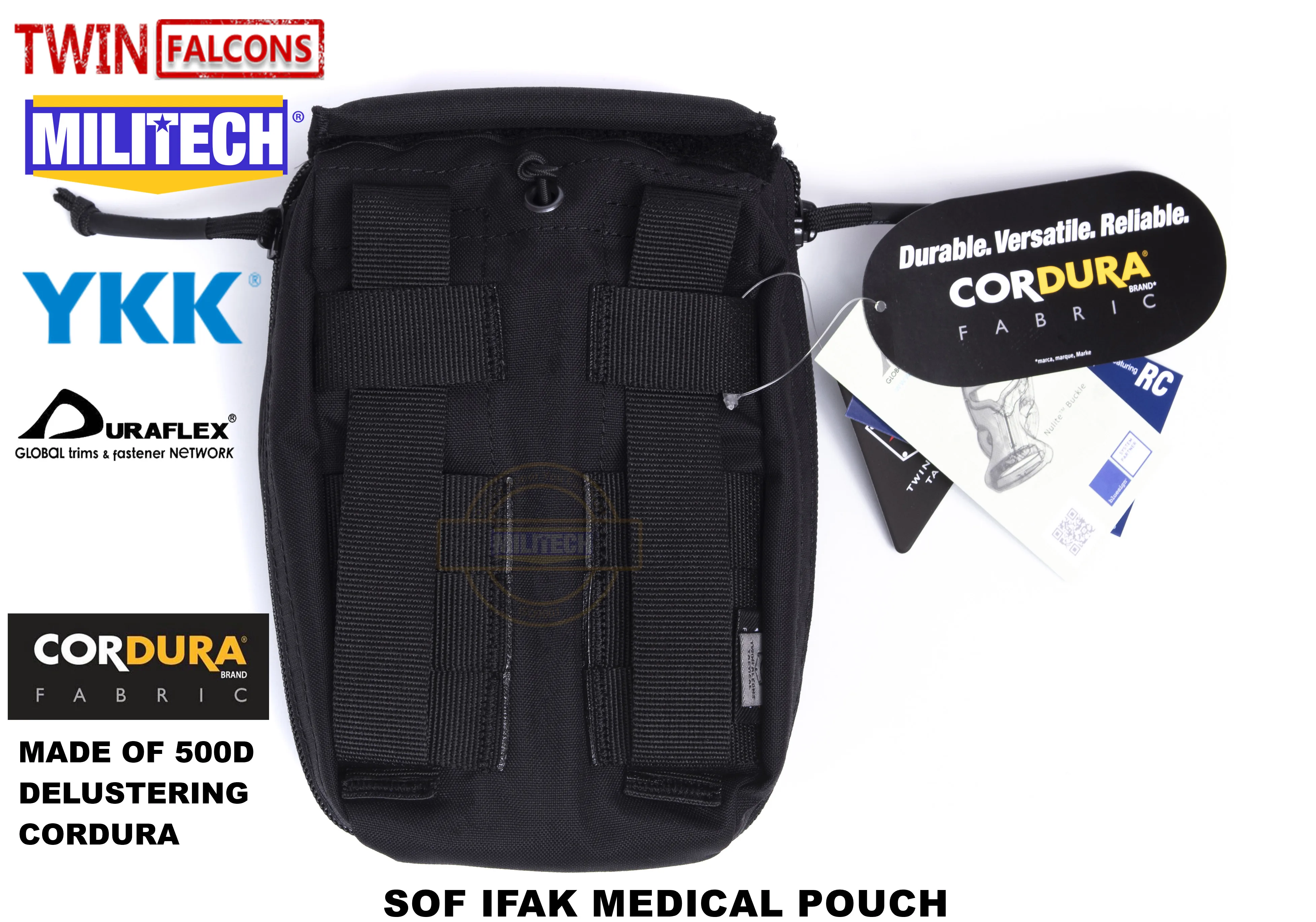 MILITECH twinfalcon TW Delustered MOLLE медицинский комплект первой помощи для травм сумка емки
