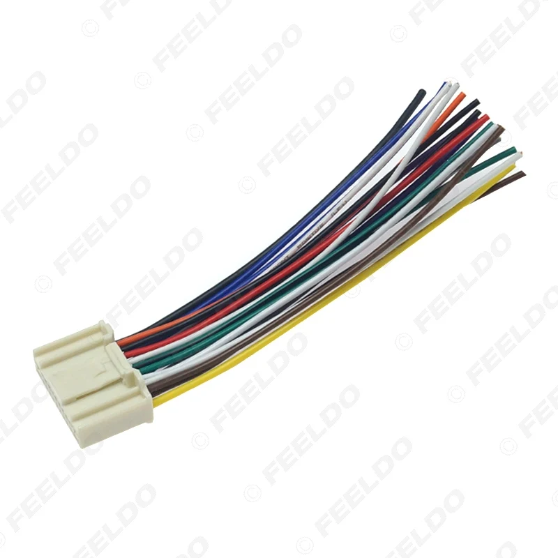 Автомобильный адаптер FEELDO 20Pin для Nissan/Subaru/Infiniti OEM Фабричный CD/DVD аудиоразъем #