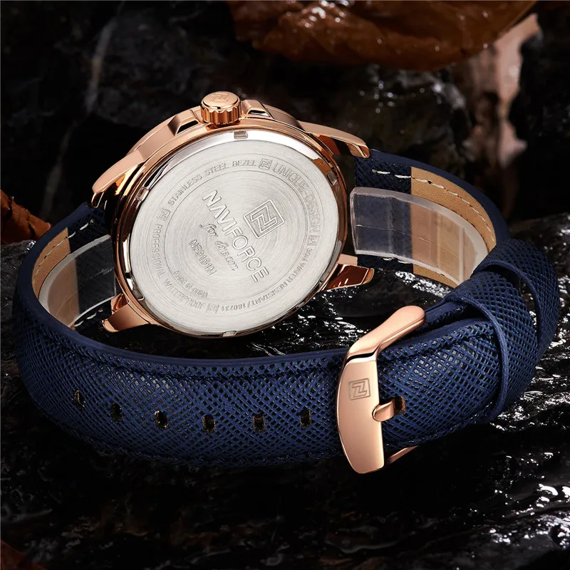 Relogio Masculino новые NAVIFORCE мужские часы спортивные водонепроницаемые наручные