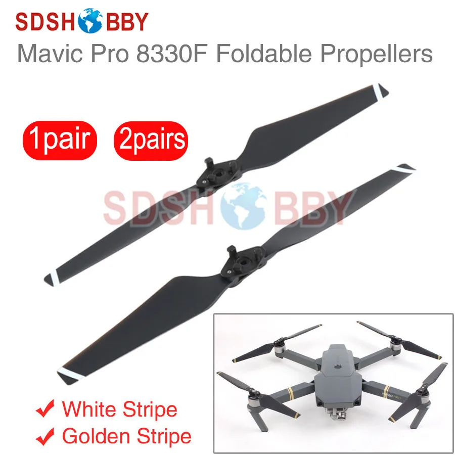 1 пара 2 пары 8330F пропеллеры быстросъемные складные для DJI MAVIC PRO | Игрушки и хобби