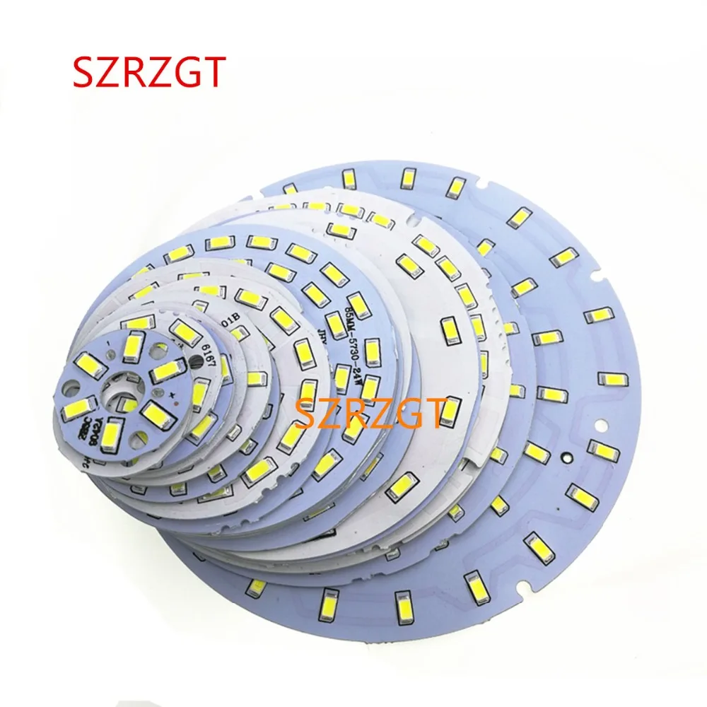 Светодиодный светильник SMD5730 холодный белый 3/5/7/9/12/15/18 Вт|Светодиодные чипы| |