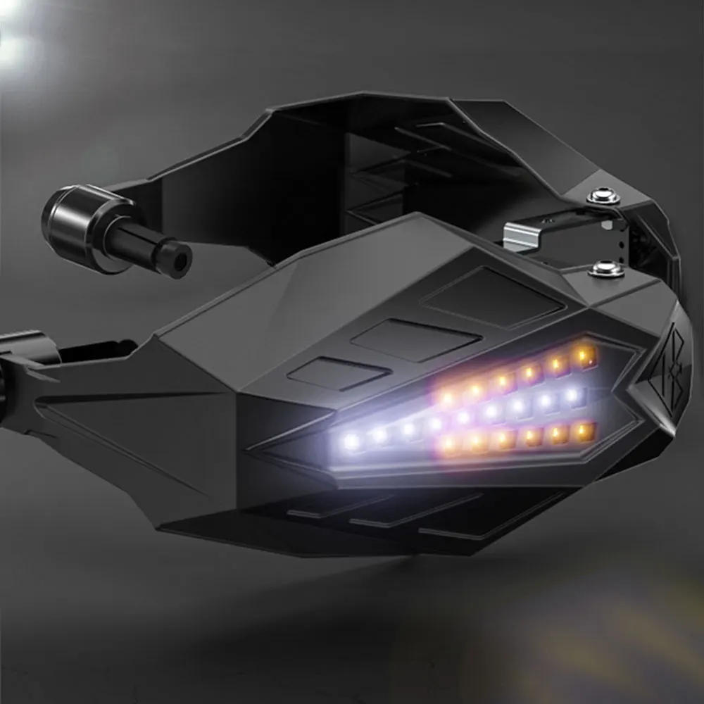 White lights Светодиодный мотоциклетный щиток для мотокросса для honda grom kawasaki z1000 ktm exc suzuki vstrom 650 yamaha r25 sportste - Цвет: White lights