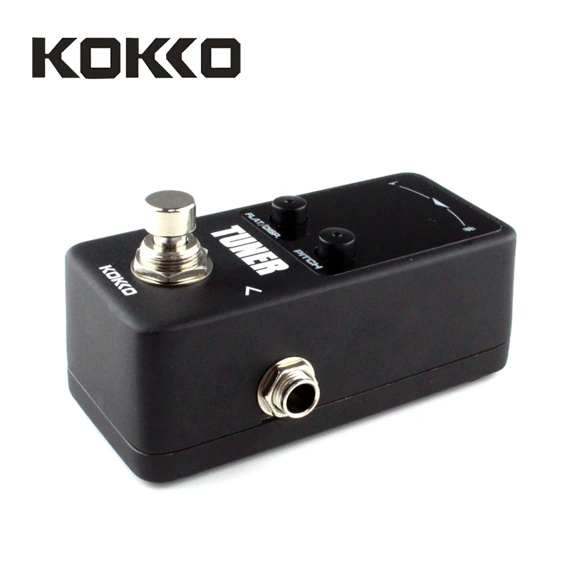 Хроматическая гитара KOKKO FTN2 педаль тюнера с истинным байпасом черный Stompbox для