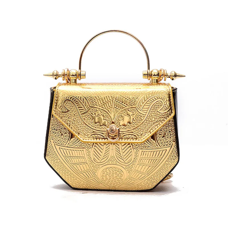 Женские сумки через плечо Вечерние Сумки из искусственной кожи серебристого