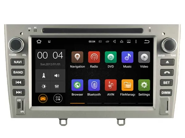 Android 9 0 автомобильный аудио dvd плеер для PEUGEOT 408 2010 2011 gps Автомобильный