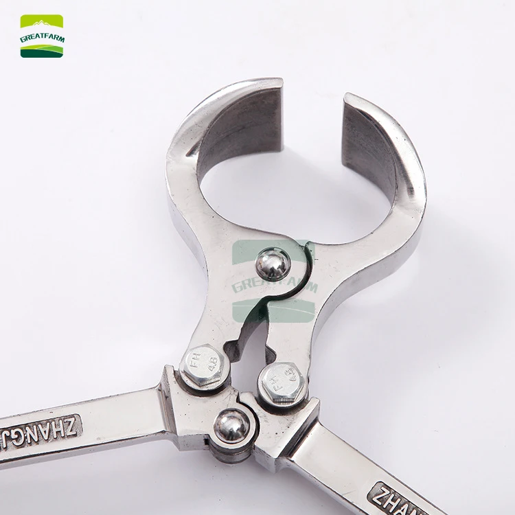 

1pcs Sheep Castration Pliers Stainless Steel Bloodless Castration Clamp Cattle Goat Wether Pliers Carbon Castration Pliers